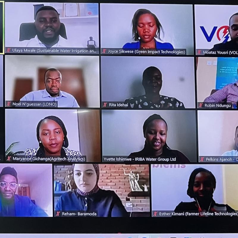 The winners of the #YouthAdapt Challenge